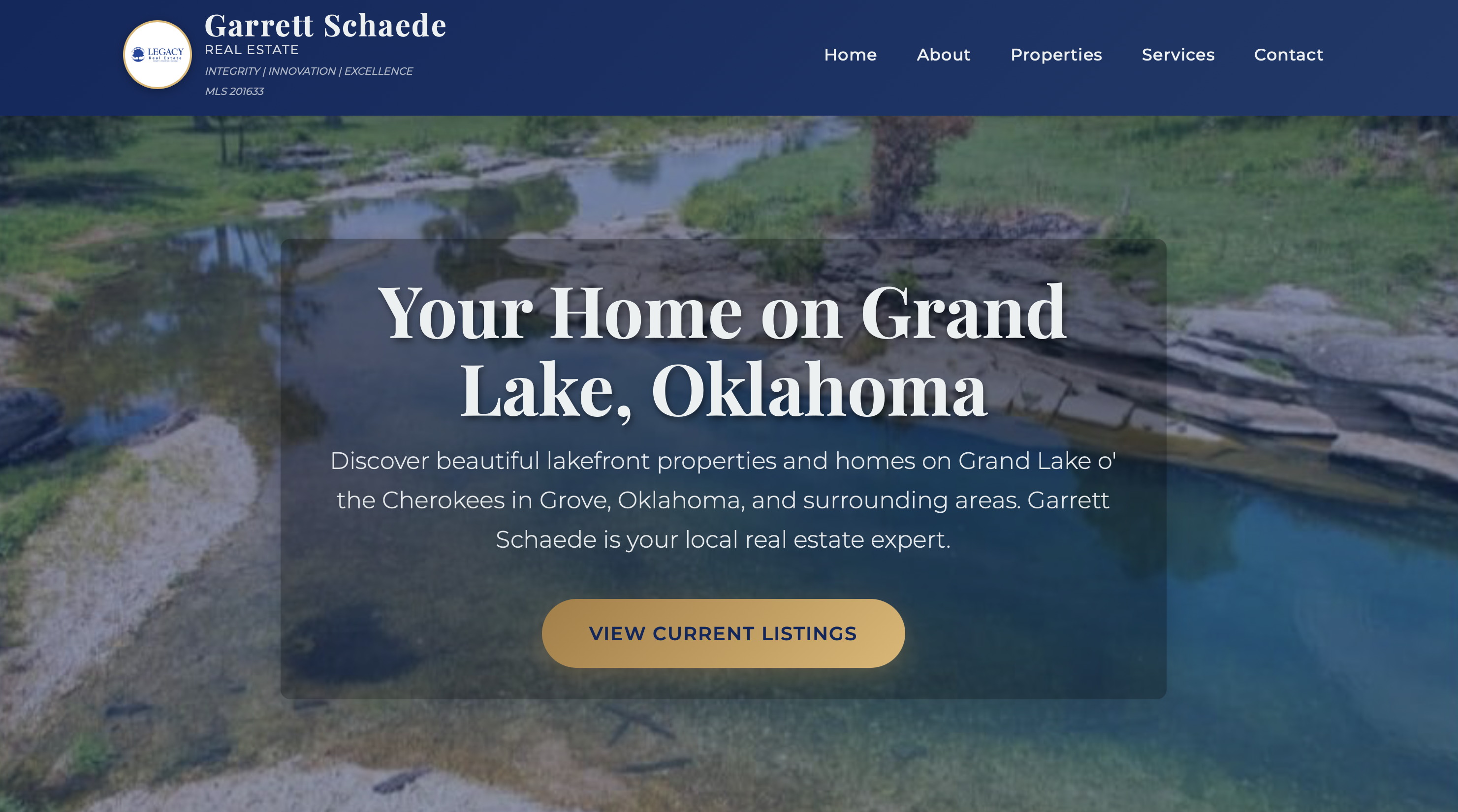 Legacy Real Estate IDX website — MLS-powered real estate site for the Grand Lake area