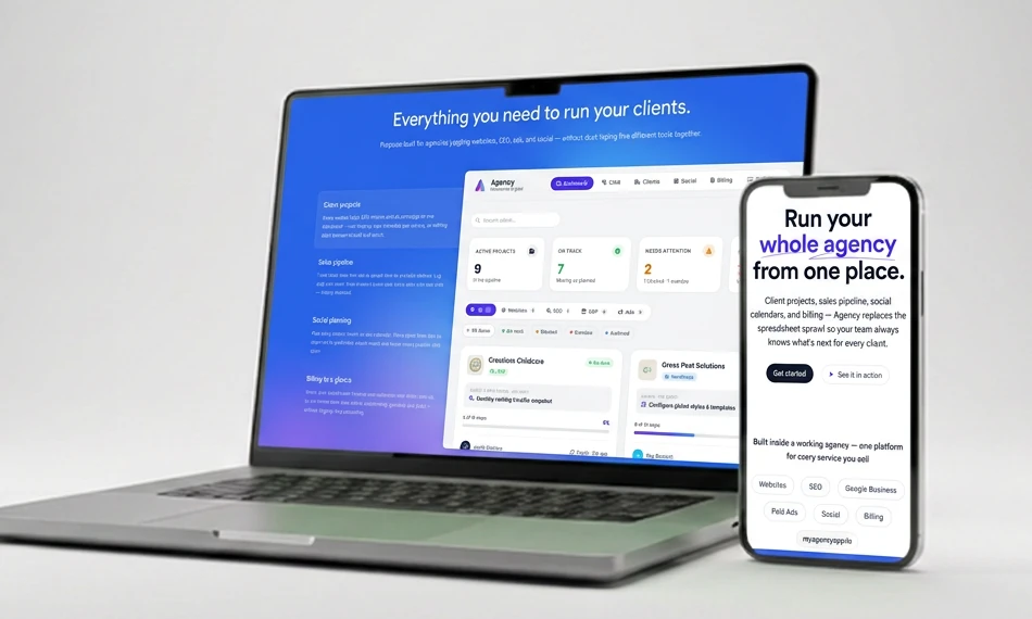 Agency App Website